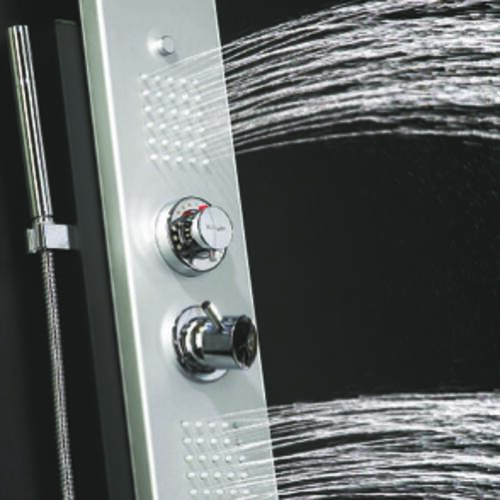 Colonne de douche hydromassante avec mitigeur thermostatique
